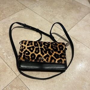 Michael Kors Jet Set Leopard Crossbody Purse